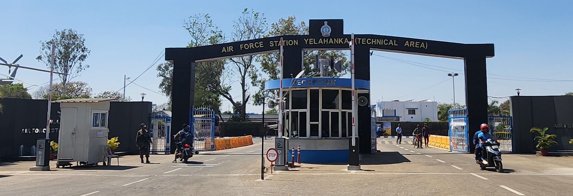 Air Force Station Yelahanka entrance